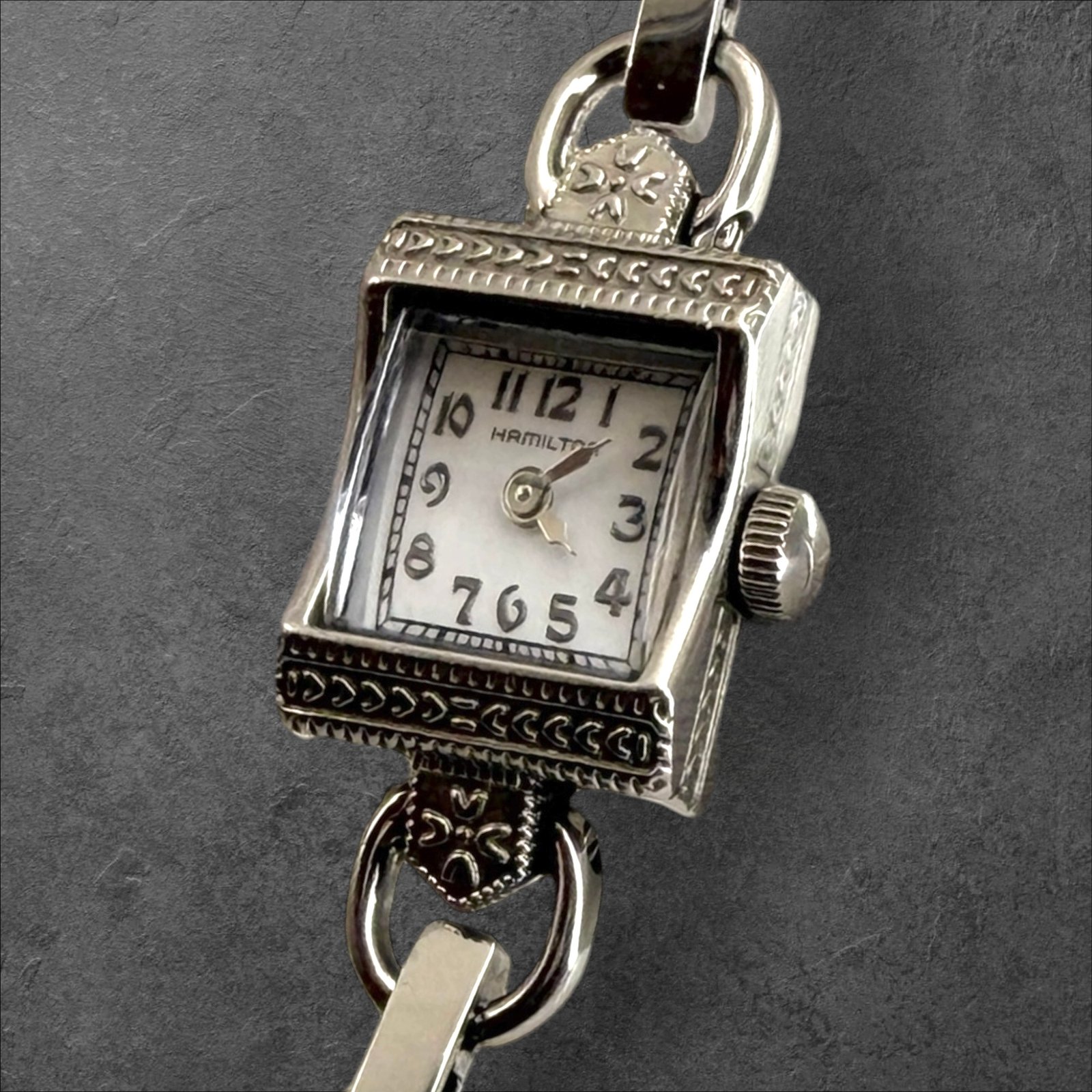 Hamilton Classic Lady Vintage Style — Изтънчен арт деко дамски часовник