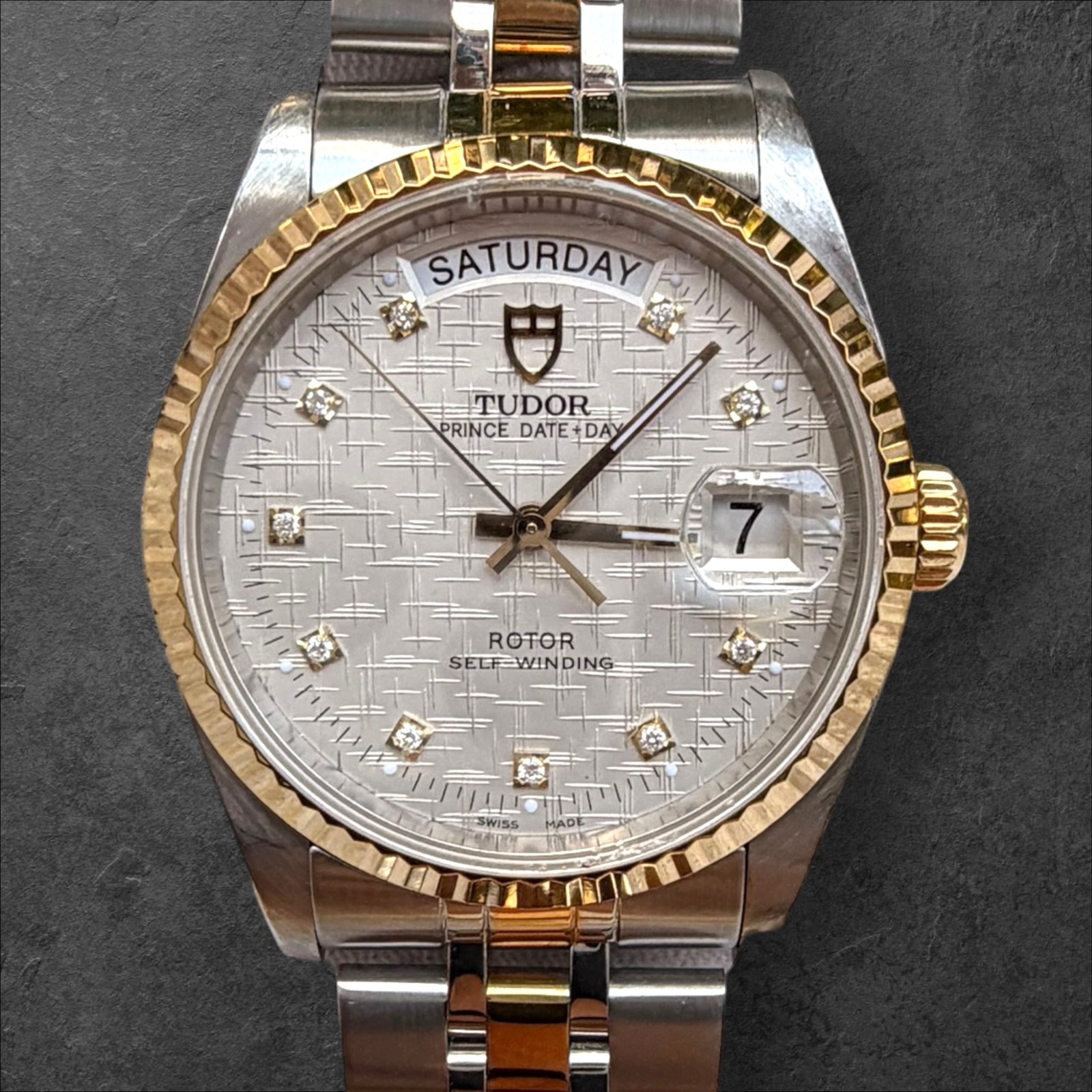 Tudor Prince Date+Day 36mm Two-Tone Мъжки часовник