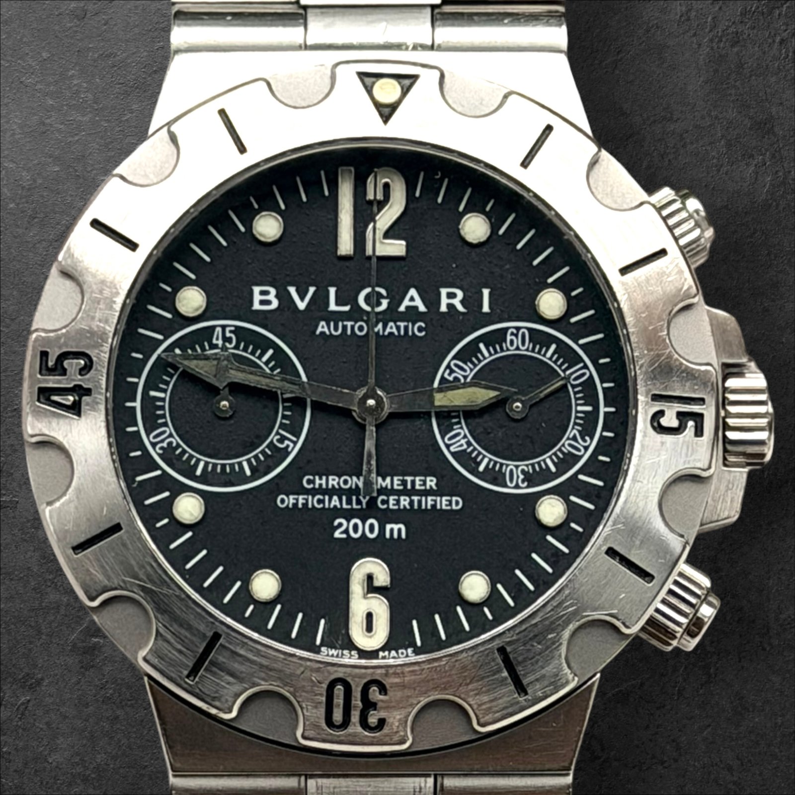 Bvlgari Diagono Scuba Chronograph Automatic 38mm COSC Мъжки часовник