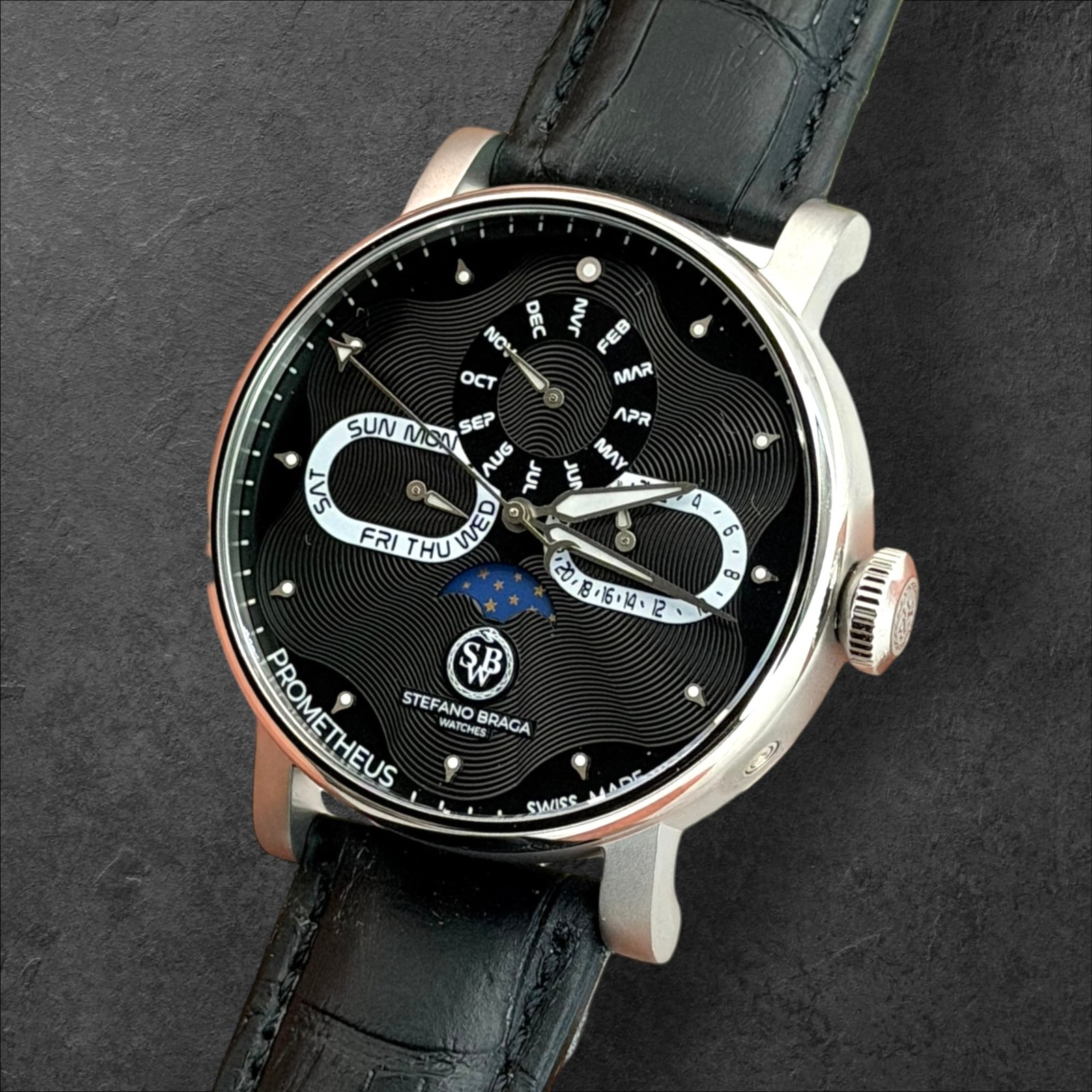 Stefano Braga Prometheus 2 Moonphase Мъжки часовник